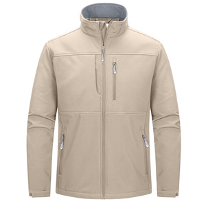 High Quality Wholesale Men's Casual Autumn Lightweight Softshell <b>Jacket</b> Windbreaker Waterproof <b>Warm</b> <b>Fleece</b> Lined Outdoor Hiking - Product Image 4