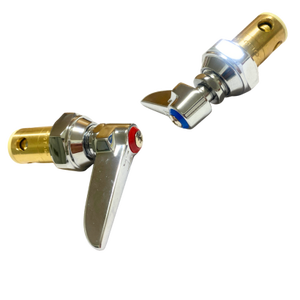 Poignée à levier en zinc HDZ0010 compatible avec la poignée de robinet T&S, tige en laiton - Product Image 2