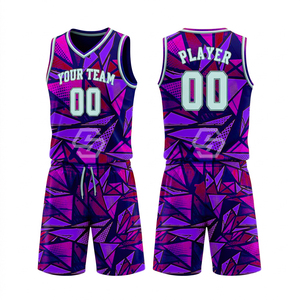 Maillot de basket sans manches à col en V de haute qualité, personnalisé avec le nom de votre équipe, taille plus, SHUSHI INTERNATIONAL, 100% polyester - Product Image 6