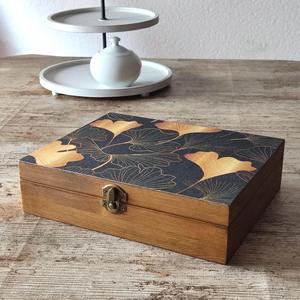 Boîte en bois imprimée artisanale, boîte de rangement de boutique, boîte en bois imprimée pour la décoration intérieure, vente en gros, coffret cadeau - Product Image 4