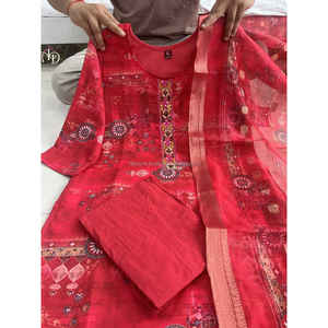 Ensemble Salwar Dupatta en lin abordable: fabuleux ensembles salwar dupatta en lin offerts à des prix abordables, parfaits au quotidien - Product Image 4