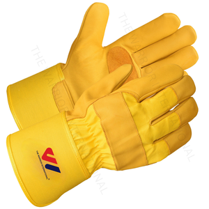 Manchette de sécurité en cuir de vachette style canadien, respirante, écologique et thermique, pour le travail, le cyclisme et la pêche – Vente en gros directe usine - Product Image 3