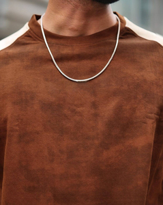 เสื้อยืดคอตตอน 100% หนัก 230 กรัม สไตล์วินเทจ แขนสั้น ทรงโอเวอร์ไซส์ สำหรับผู้ชาย แบบสองสี รับผลิตตามสั่งขายส่ง - Product Image 5