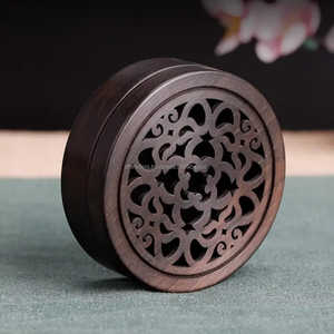 Quemador de Incienso de Madera Hecho a Mano de Diseño, Mubkhar Árabe de Lujo para Regalos de Eid y Ramadán, Colecciones, Decoración del Hogar - Product Image 4