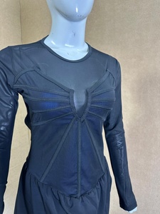 Vente en gros de maillots de bain pour femmes, fournisseur de maillots de bain personnalisés avec short intégré, manches longues, séchage rapide, extensible, robe de sport pour la remise en forme - Product Image 4