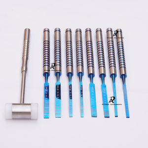 Kit de bistouris manuels en acier inoxydable pour la chirurgie implantaire dentaire – Instruments chirurgicaux de précision pour la séparation osseuse - Product Image 2