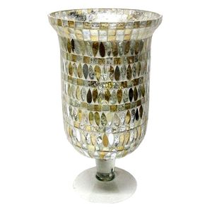 Latest Design Hot Sale Mosaic Hurricanes <b>Candle</b> <b>Holder</b> with Glass New Design Metal <b>Candle</b> <b>Lantern</b> Stand in Wholesale Price - Product Image 1