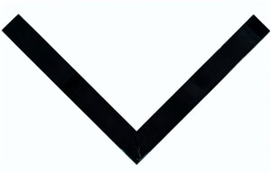 Insignia VMI-AASR de lona de color sólido personalizada con cierre de velcro, fabricante de insignias masónicas, solicite el precio al por mayor. - Product Image 2