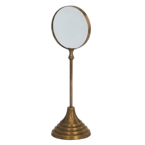 Antique Brass Magnifying Glass Vintage <b>Optical</b> <b>Instrument</b> Decorative Knick Knack Nautical Desk Decor Collectible Astrologer Gift - Product Image 1