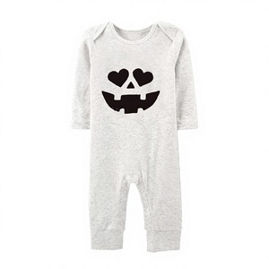 OEM Christmas Santa Baby Romper 100% Cotton Custom Print Infant Clothing Wholesale Manufacturer - Product Image 1