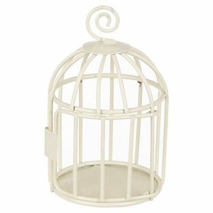 Jaula de metal decorativa estilo linterna para centros de mesa de boda, decoración del hogar, portavelas y arreglos florales - Product Image 1