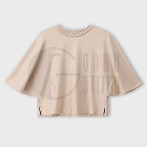 Camiseta Casual de Manga Campana en Spandex/Algodón - Product Image 2