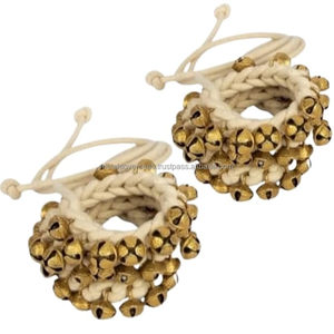 ระฆัง ghungroo ดีไซน์ทันสมัยสำหรับแขวนของขวัญธีมโลโก้เหล็กทองเหลืองคุณภาพสูงใช้ตกแต่งได้อย่างยอดเยี่ยม - Product Image 3