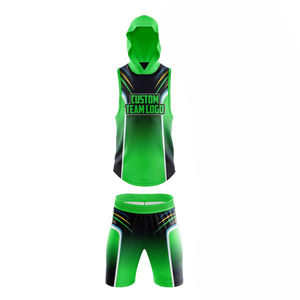 Tenues de football 7v7 respirantes en polyester personnalisées pour hommes et jeunes, séchage rapide, sublimation, fil lumineux - Product Image 5