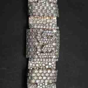 Cadena Cubana de Lujo con Diamantes Cultivados en Laboratorio en Plata de Ley 925 para Fiesta, Cadena Cubana de 22MM - Product Image 3