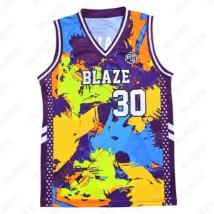 Blaze Fight Wear personalizado de alta calidad Bsci verano baloncesto pantalones cortos Unisex adulto baloncesto Jersey transpirable OEM/OEM disponible - Product Image 6