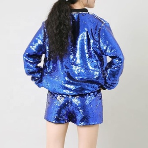 Blouson Bomber Unisexe à Paillettes, Imperméable, Coupe-Vent, Respirant, pour l'Hiver et les Fêtes - Product Image 6