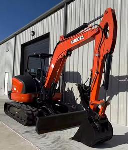 Mini-excavatrice Kubota KX057-4 d'occasion en bon état, moteur, pompe, boîte de vitesses, roulement - Product Image 2