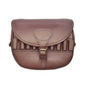 Sac de chasse et de tir multifonctionnel en cuir véritable de haute qualité, 5 compartiments, pour cartouches haute pression, portable - Product Image 1