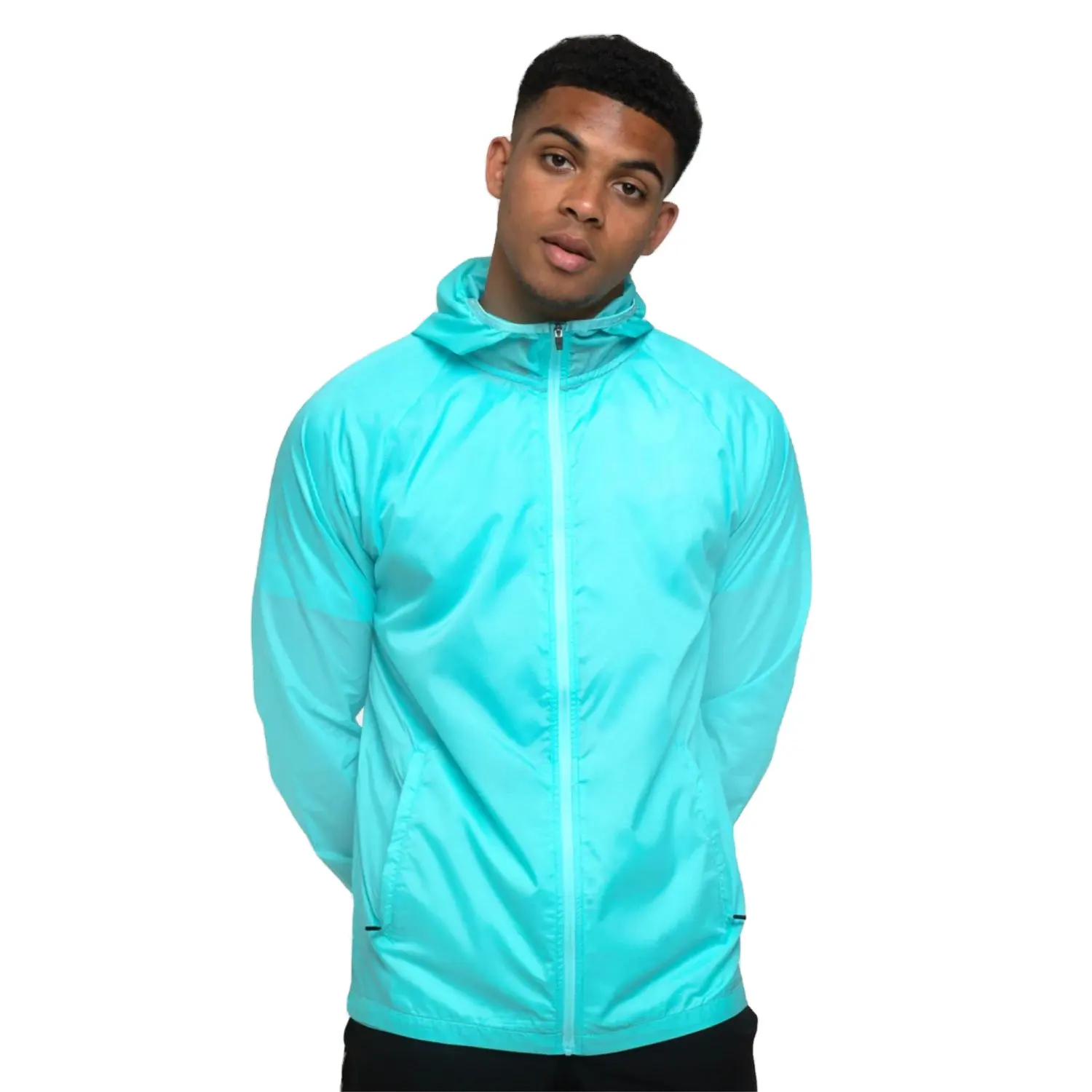 अनुकूलन सांस Windbreaker निविड़ अंधकार और Windproof प्लस आकार Mens कोट आउटडोर जैकेट