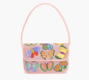 <b>Colourful</b> Stylish Seed Beadwork Storage Bag Embroidery Shoulder Bag Bead Crossbody <b>Handbag</b> Fashionable Evening Purse for Women - Product Image 2