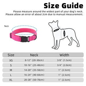 Collier pour chien de qualité supérieure, réglable, robuste, avec boucle en métal à dégagement rapide, pour chiens de petite, moyenne ou très grande taille - Product Image 4