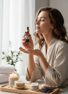 Huile parfumée à la lavande de qualité supérieure – Arôme floral longue durée pour bougies, savons, diffuseurs, cosmétiques et parfums d'intérieur - Product Image 2