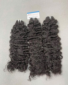 Choix de produit chaud cheveux humains bruts vietnamiens bouclés birmans doublement étirés pas emmêlés pas de perte pas de prix de gros synthétique - Product Image 6