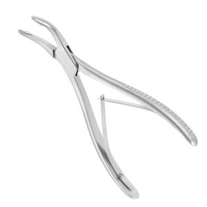 Jansen Stainless Steel Precision Bone Rongeur 7" Curved 4mm Jaws Class I for Orthopedic Surgical <b>Instruments</b> By Grip Surgical - Product Image 1