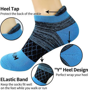 Summer Breathable Anti-Slip Deodorant Sports Crew <b>Socks</b> Mid-Calf Basketball Athletic <b>Socks</b> for Men & Women Non-Skid <b>Grip</b> - Product Image 3