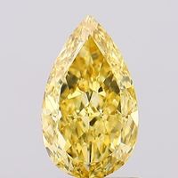 Diamant solitaire de 1,08 carat, taille poire, pureté VVS, couleur blanche, fabriqué en laboratoire CVD, certifié IGI, percé au laser