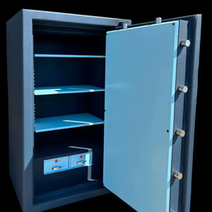 Coffre-fort domestique en acier robuste sur mesure avec système de sécurité par empreinte digitale, rangement de clés, casier industriel, serrure électronique - Product Image 1