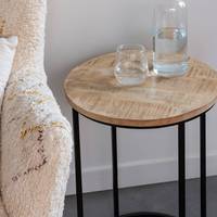 Table basse gigogne Vandana Aston Sereno en bois de manguier