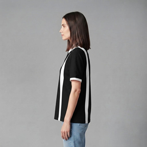 เสื้อโปโลผู้หญิง OEM/ODM ผ้าฝ้าย 100% สำหรับฤดูร้อน ทรงปกติ สวมใส่สบาย  ปักโลโก้ได้ตามต้องการ  ลำลอง แห้งเร็ว - Product Image 2