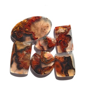 Natural Stick Agate Loose Gemstone Cabochon Wholesale Bulk Flat Back Smooth Mix Shape and Size for Healing and Jewelry Making - Product Image 3