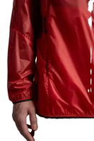 Veste coupe-vent en nylon à fermeture éclair avec poches latérales personnalisées OEM pour hommes