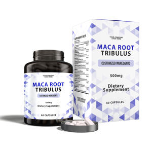 2024 Capsules de racine de Maca Tribulus Terrestris 100% Pure à forte demande personnalisables pour adultes prix de gros naturels acheteurs en gros - Product Image 1