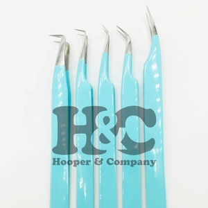 New Arrival Tweezers <b>mink</b> Hooper Company Professional <b>Eyelash</b> <b>Extension</b> Tweezers Durable Stainless Steel Tips Customizable Tip - Product Image 3
