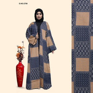 Abaya Shrug à manches longues et devant ouvert, robe modeste pour fêtes, tenues décontractées, voyages et occasions religieuses, disponible en gros, prix compétitif - Product Image 3