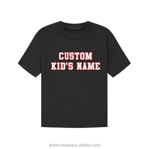 Мужская свободная хлопковая футболка унисекс для детей, Высококачественная плотная 100% хлопковая 250 г в стиле ретро, футболка с коротким рукавом