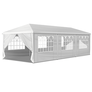 Portable Instant 10x30ft Outdoor Pop up <b>Canopy</b> <b>Tent</b> with 8 Sidewalls for Parties Weddings Birthdays & Graduations - Product Image 6