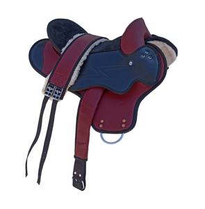 ชุดอุปกรณ์ขี่ม้าสำหรับแข่งทางไกล สีม่วง ทำจากวัสดุสังเคราะห์ ขนาดเบาะนั่ง 10" - 18" นิ้ว - Product Image 1