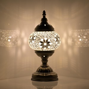 Handcrafted <b>Brass</b> Moroccan <b>Lantern</b> with Crystal - Wholesale Decorative Lighting - Product Image 1