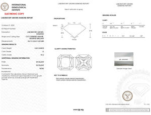 3.50 CT Radiant Cut G VVS IGI Certifié HPHT Bijoux en diamants cultivés en laboratoire de l'Inde VS2 Clarity CVD Diamants de haute qualité - Product Image 2
