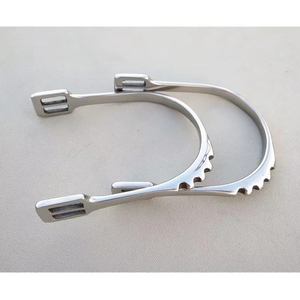 Espuelas de Acero Inoxidable con 3 Dientes y Banda Gruesa, Equipo de Equitación de Alta Calidad, Último Diseño, con OEM ODM - Product Image 6