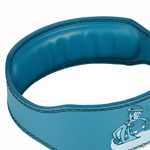 Factory Price Custom Cartoon Print Cowhide Weightlifting Belt Wholesale Padded Non-Slip Adjustable <b>Back</b> <b>Support</b> Fitness Belt for - Product Image 3