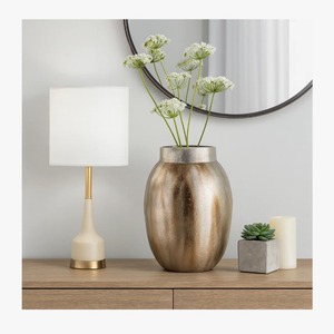 Vase de table contemporain en bronze, fait main, en métal, pour décoration de mariage, à prix avantageux - Product Image 5