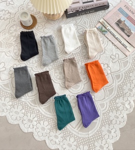 Chaussettes à volants de style coréen en coton peigné de qualité supérieure - Product Image 6