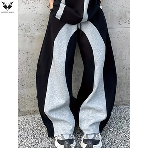 Produit tendance de premier choix, service OEM ODM de qualité supérieure, pantalon de survêtement unisexe surdimensionné, coupe ample confortable, jogging en molleton - Product Image 4