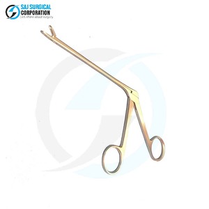 คีมจับเนื้อเยื่อ Henckel Aural Forceps แบบมืออาชีพ ทำจากเหล็กกล้าไร้สนิม สำหรับการผ่าตัดทั่วไป ใช้ซ้ำได้และทนทาน - Product Image 3
